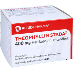 Abbildung: Theophyllin STADA 400 mg Hartkapseln retardiert 100 St, Retard-Kapseln PZN 11240836