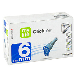 Abbildung: Mylife Clickfine Pen-Nadeln 6 mm 100 St, Kanüle PZN 11257699