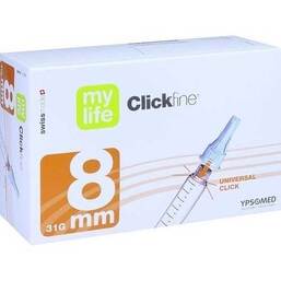 Abbildung: Mylife Clickfine Pen-Nadeln 8 mm 100 St, Kanüle PZN 11257713