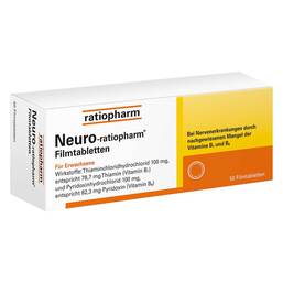 Abbildung: Neuro Ratiopharm Filmtabletten Filmtabletten, 50 St PZN 11279229