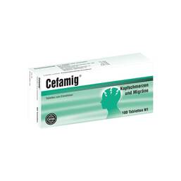 Abbildung: Cefamig Tabletten Tabletten, 100 St PZN 11279850