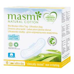 Abbildung: Bio Binden Ultra Tag 100% Bio Baumwolle Masmi 10 St PZN 11286927