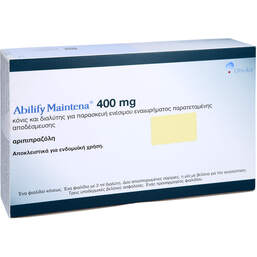 Abbildung: Abilify Maintena 400 mg P. + L.z.H.e.Depot-Inj-Suspension 1 St, Pulver und Lösungsmittel zur Herstellung einer Depot-Injektionssuspension PZN 11287039