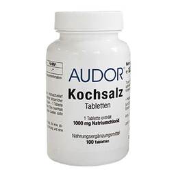 Abbildung: Kochsalz 1000 mg Tabletten 100 St, Tabletten PZN 11287499