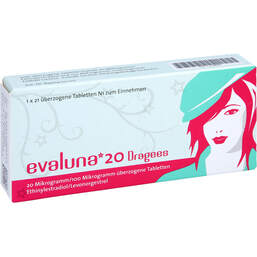 Abbildung: Evaluna 20 Dragees 1X21 St, Überzogene Tabletten PZN 11290604