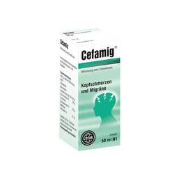 Abbildung: Cefamig Tropfen zum Einnehmen Tropfen zum Einnehmen, 50 ml PZN 11296009