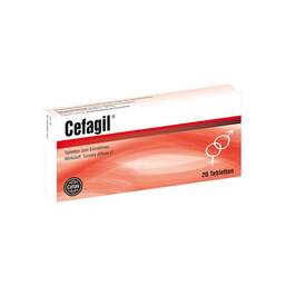 Abbildung: Cefagil Tabletten Tabletten, 20 St PZN 11296038