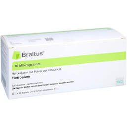 Abbildung: Braltus 10 µg + 3 Zonda-Inhalat.Hartk.mit Pulver zur Inh. 90 St, Hartkapseln mit Pulver zur Inhalation PZN 11298586