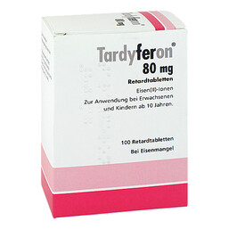 Abbildung: Tardyferon Retardtabletten 100 St, Retard-Tabletten PZN 11303821