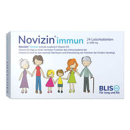 Abbildung: Novizin immun Lutschtabletten Lutschtabletten, 24 St PZN 11313966