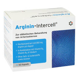 Abbildung: Arginin-Intercell Kapseln 160 St, Kapseln PZN 11316309