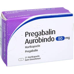 Abbildung: Pregabalin Aurobindo 50 mg Hartkapseln 21 St, Hartkapseln PZN 11334483