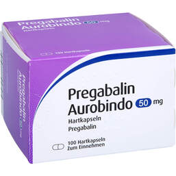 Abbildung: Pregabalin Aurobindo 50 mg Hartkapseln 100 St, Hartkapseln PZN 11334508
