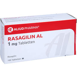Abbildung: Rasagilin AL 1 mg Tabletten 100 St, Tabletten PZN 11335732