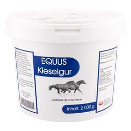 Abbildung: Kieselgur Equus Pulver für Pferde 2000 g, Pulver PZN 11339658