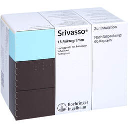 Abbildung: Srivasso 18 µg Kapseln für Handihaler Nachfüll 60 St, Hartkapseln mit Pulver zur Inhalation PZN 11341997