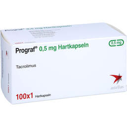 Abbildung: Prograf 0,5 mg Hartkapseln 100 St, Hartkapseln PZN 11344984