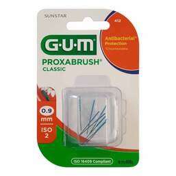 Abbildung: GUM Proxabrush Classic Ersatzbürsten 0,9 mm 8 St, Zahnbürste PZN 11347994