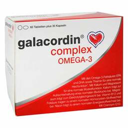 Abbildung: Galacordin complex Omega-3 Tabletten 60 St, Tabletten PZN 11349852