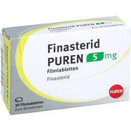 Abbildung: Finasterid Puren 5 mg Filmtabletten 30 St, Filmtabletten PZN 11354563
