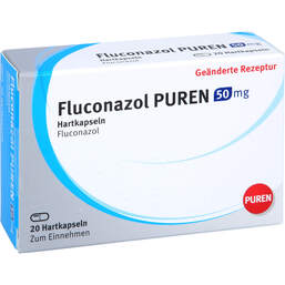 Abbildung: Fluconazol Puren 50 mg Hartkapseln 20 St, Hartkapseln PZN 11354681