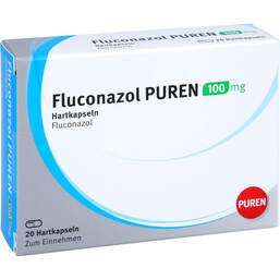 Abbildung: Fluconazol Puren 100 mg Hartkapseln 20 St, Hartkapseln PZN 11354735
