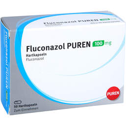 Abbildung: Fluconazol Puren 100 mg Hartkapseln 50 St, Hartkapseln PZN 11354764