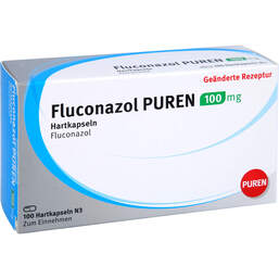 Abbildung: Fluconazol Puren 100 mg Hartkapseln 100 St, Hartkapseln PZN 11354770