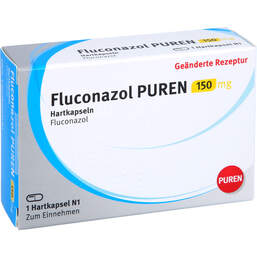 Abbildung: Fluconazol Puren 150 mg Hartkapseln 1 St, Hartkapseln PZN 11354787