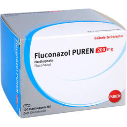 Abbildung: Fluconazol Puren 200 mg Hartkapseln 100 St, Hartkapseln PZN 11354830