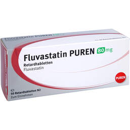 Abbildung: Fluvastatin Puren 80 mg Retardtabletten 50 St, Retard-Tabletten PZN 11354876