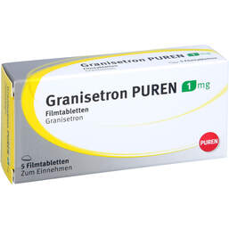 Abbildung: Granisetron Puren 1 mg Filmtabletten 5 St, Filmtabletten PZN 11354899