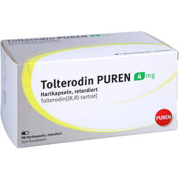 Abbildung: Tolterodin Puren 4 mg Hartkapseln retardiert 98 St, Retard-Kapseln PZN 11358377