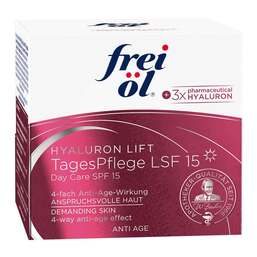 Abbildung: Frei Öl Anti-Age Hyaluron Lift Tagespflege LSF 15 Tagescreme, 50 ml PZN 11359201