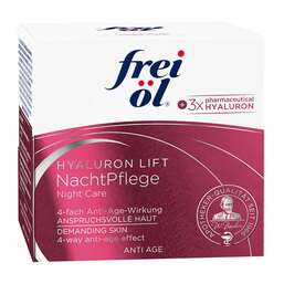 Abbildung: Frei Öl Anti-Age Hyaluron Lift Nachtpflege Nachtcreme, 50 ml PZN 11359218