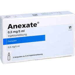 Abbildung: Anexate 0,5 Injektionslösung 5X5 ml, Injektionslösung PZN 11367494