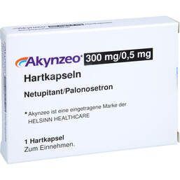 Abbildung: Akynzeo 300 mg / 0,5 mg Hartkapseln 1 St, Hartkapseln PZN 11367608