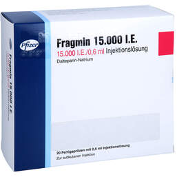 Abbildung: Fragmin 15.000 I.E. Injektionslösung in einer Fertigspritze 20 St, Injektionslösung PZN 11367732