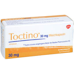 Abbildung: Toctino 30 mg Weichkapseln 30 St, Weichkapseln PZN 11368016