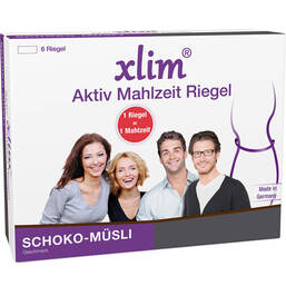 Abbildung: Xlim Aktiv Mahlzeit Riegel Schoko-Müsli 6X56 g PZN 11369748