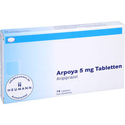 Abbildung: Arpoya 5 mg Tabletten 14 St, Tabletten PZN 11374809