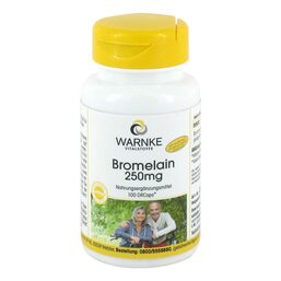 Abbildung: Bromelain 250 mg magensaftresistente Kapseln Kapseln magensaftresistent, 100 St PZN 11376292