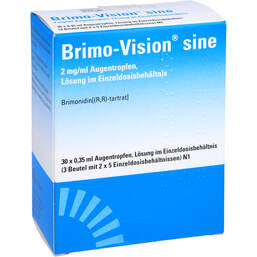 Abbildung: Brimo-Vision sine 2 mg / ml AT Lösung Einzeldosisbeh. 30X0.35 ml, Einzeldosispipetten PZN 11377423