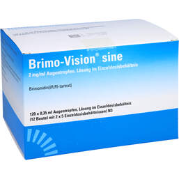 Abbildung: Brimo-Vision sine 2 mg / ml AT Lösung Einzeldosisbeh. 120 St, Einzeldosispipetten PZN 11377446