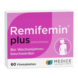 Abbildung: remifemin® PLUS Johanniskraut Filmtabletten Filmtabletten, 60 St PZN 11517203