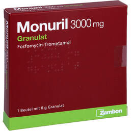 Abbildung: Monuril 3000 mg Granulat 1X8 g, Granulat PZN 11517309