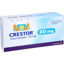 Abbildung: Crestor 20 mg Filmtabletten 100 St, Filmtabletten PZN 11519142