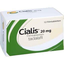 Abbildung: Cialis 20 mg Filmtabletten 12 St, Filmtabletten PZN 11525214