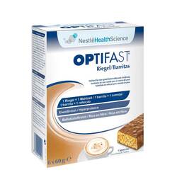 Abbildung: Optifast Riegel Cappuccino 6X60 g PZN 11526113