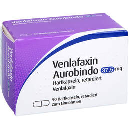 Abbildung: Venlafaxin Aurobindo 37,5 mg Hartkapseln retard. 50 St, Retard-Kapseln PZN 11528164
